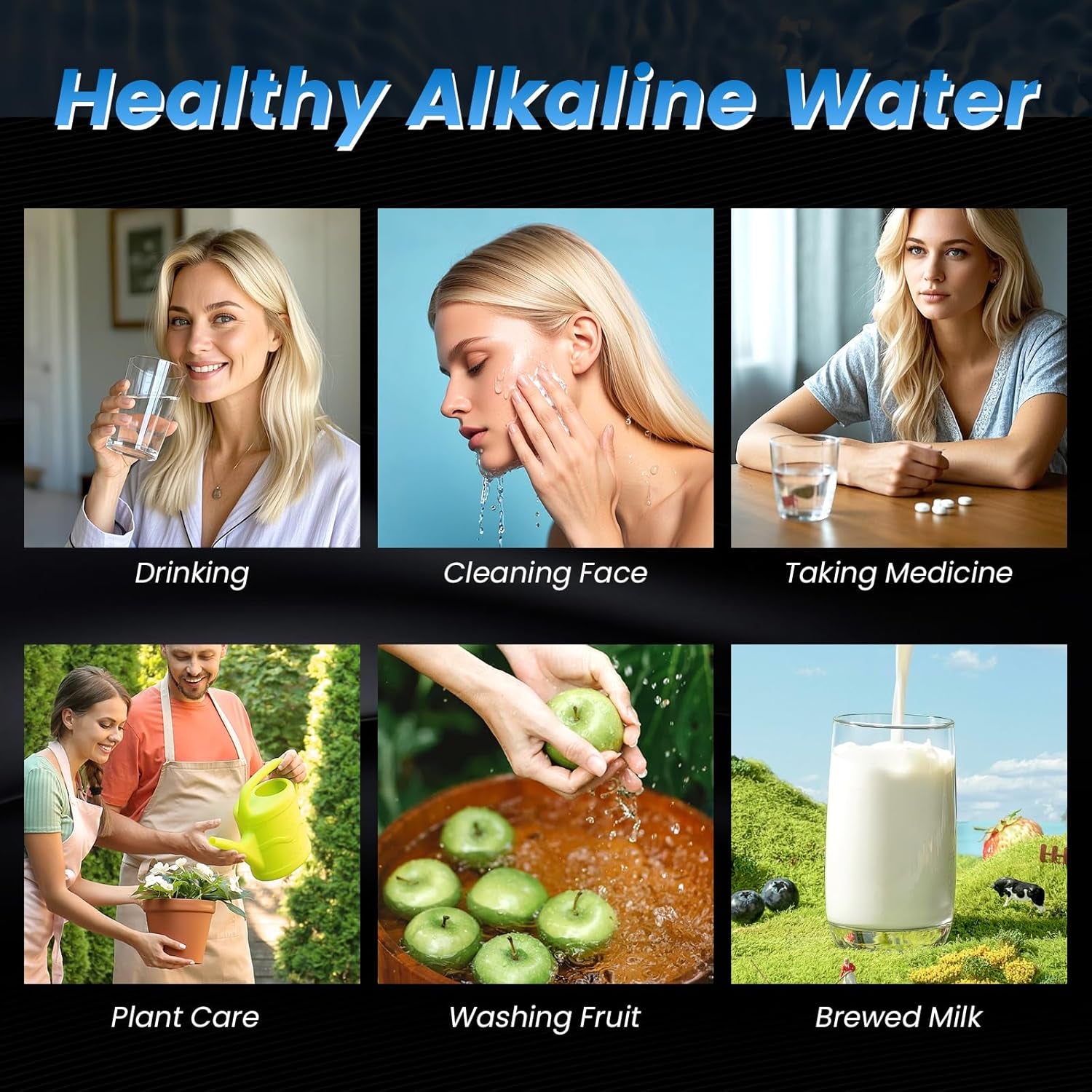 Alkaline Water Ionizer Machine for Home, 11 Titanium Plates Alkaline Water Machine, Ph4-10.5 Acid Water Purifier, Water Filter up to -600Mv ORP | 10000 Liters per Filter, White